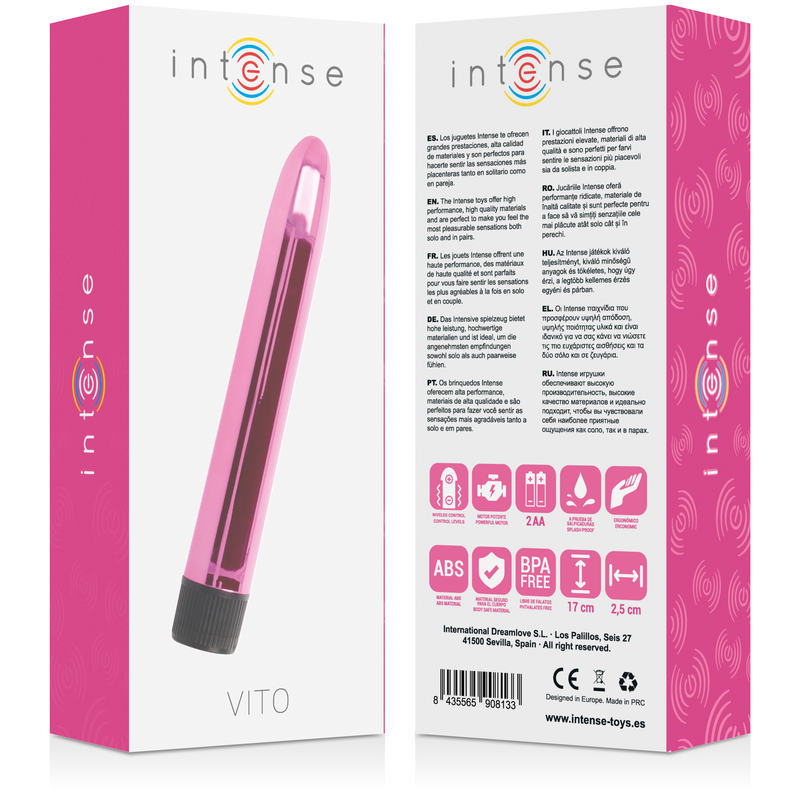 INTENSE - VIBRATEUR VITO ROSE