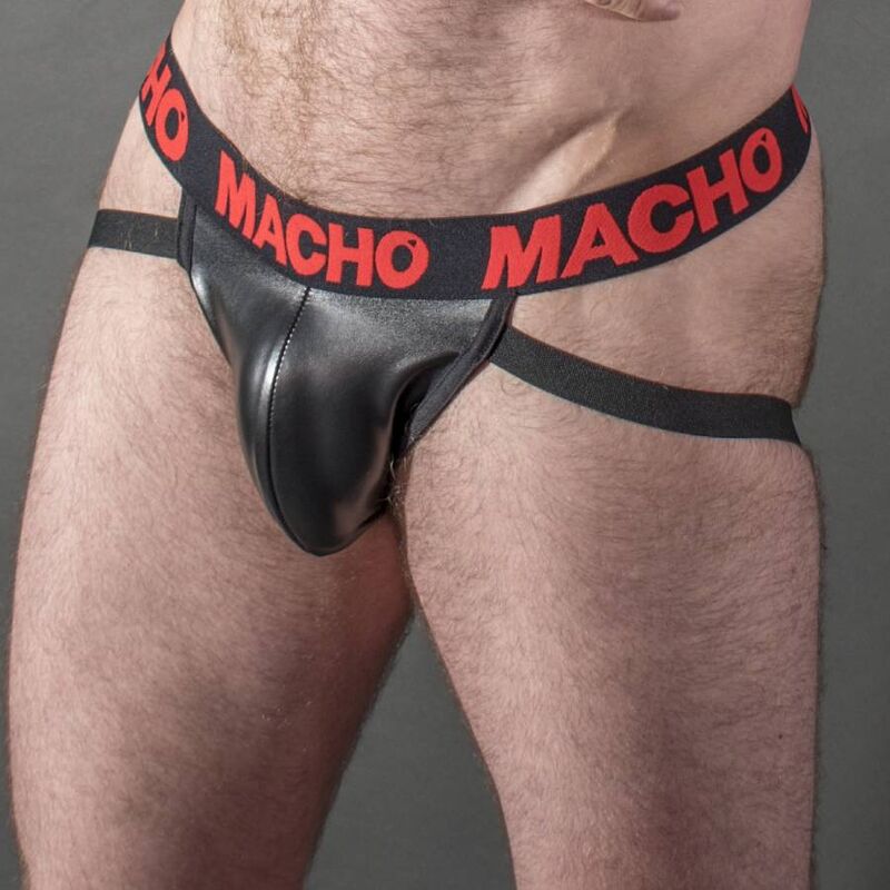 MACHO - MX25RC JOCK CUIR ROUGE S