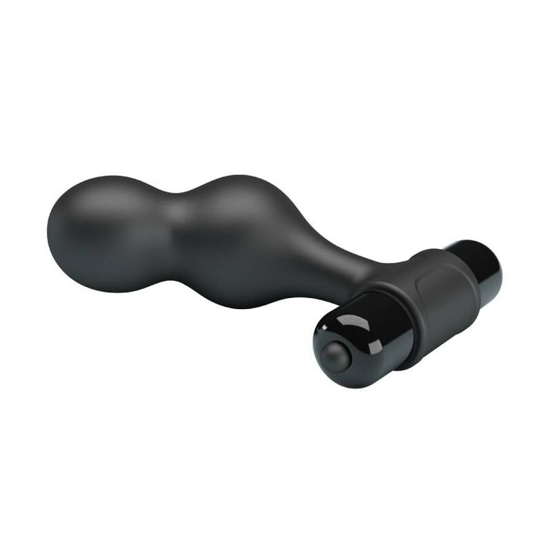 MR PLAY - PLUG ANAL VIBRATEUR EN SILICONE NOIR