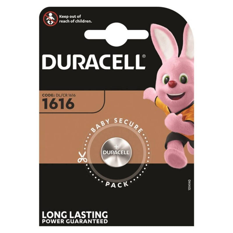 DURACELL - PILE BOUTON LITIO CR1616 3V 1 UNITÉ ?