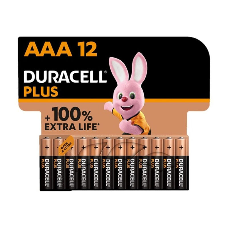 DURACELL - PILE ALCALINE PLUS POWER 100 AAA LR03 12 UNITÉS ?