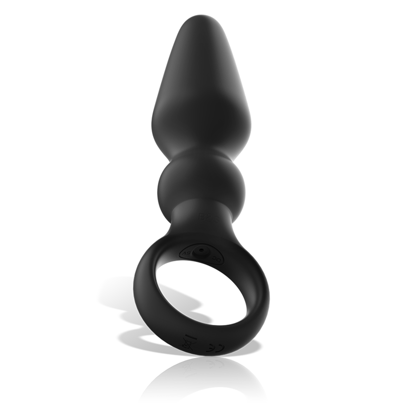 BLACK&SILVER - PLUG PUISSANT ANAL EN SILICONE OZZY