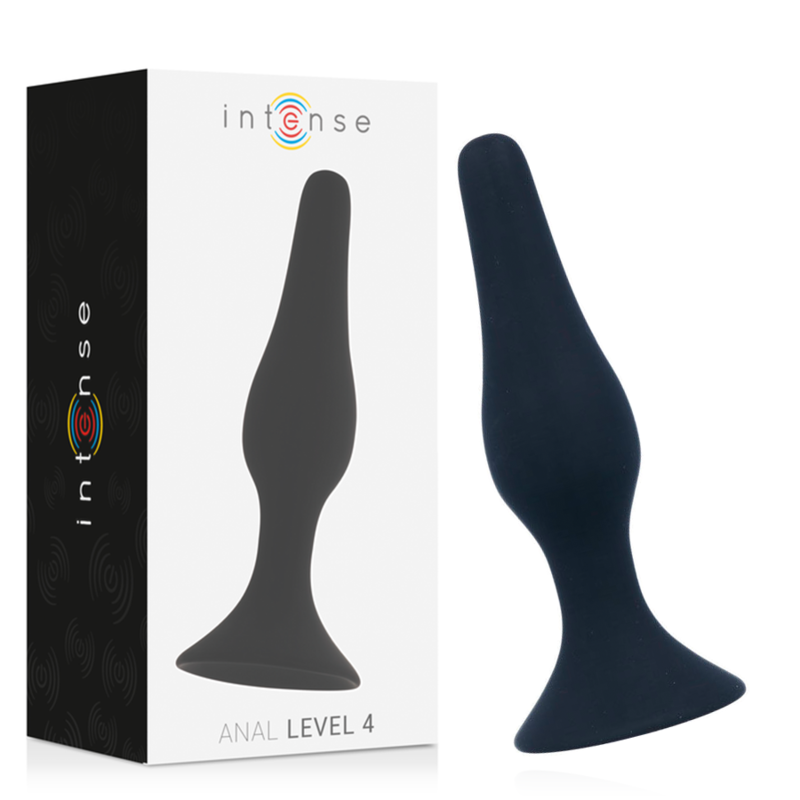 INTENSE - NIVEAU ANAL 4 15,5CM NOIR