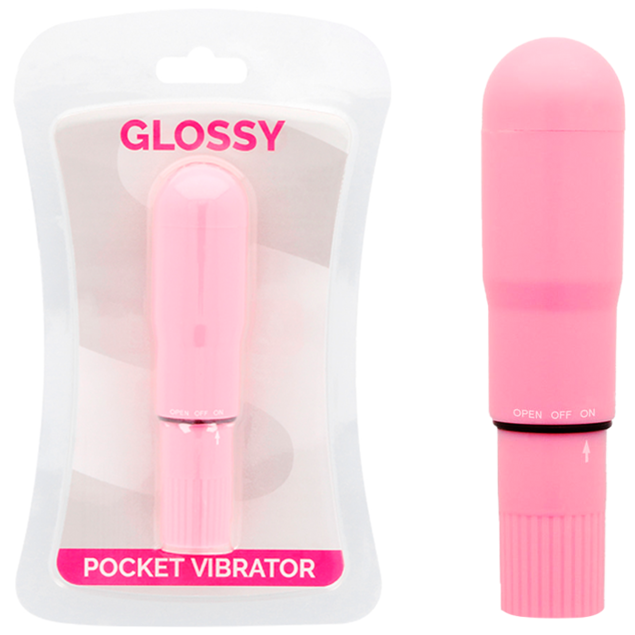 GLOSSY - VIBRATEUR DE POCHE ROSE