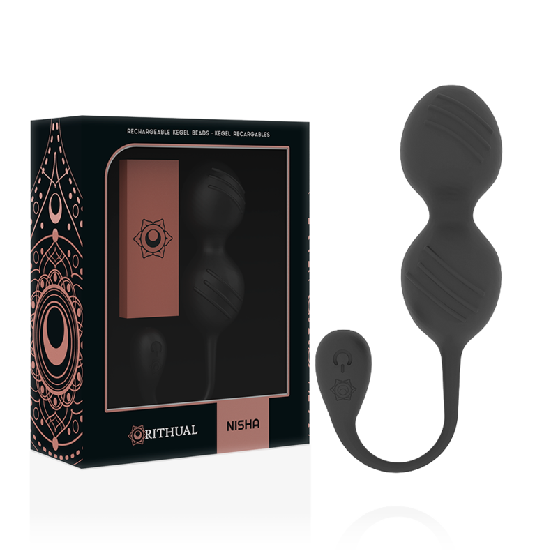 RITHUAL - BALLES DE KEGEL VIBRANTES RECHARGEABLES NISHA ORCHIDÉE