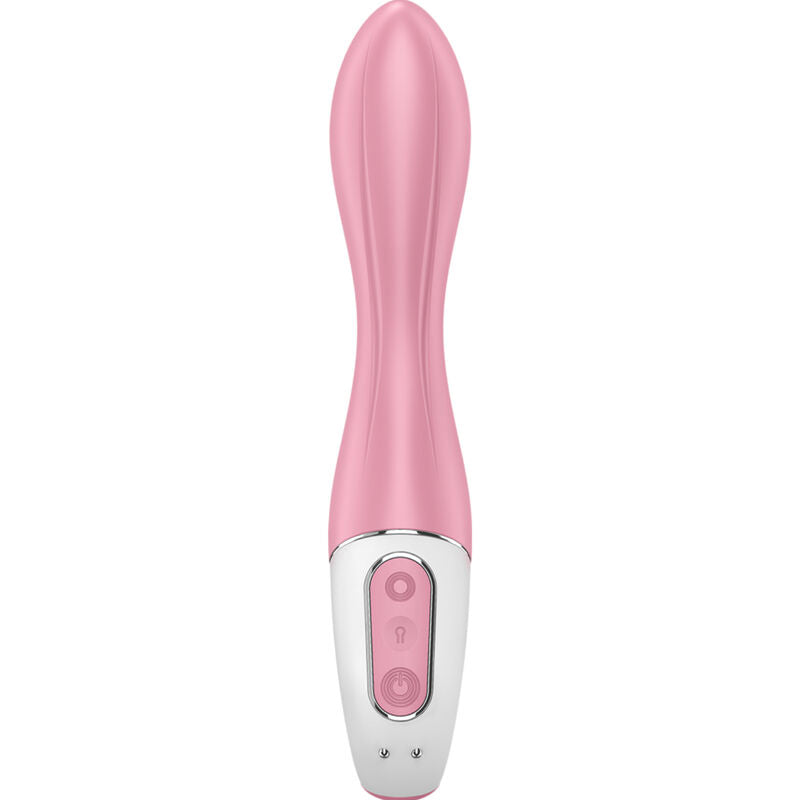 SATISFYER - VIBRATEUR POMPE A AIR 2 ROSE