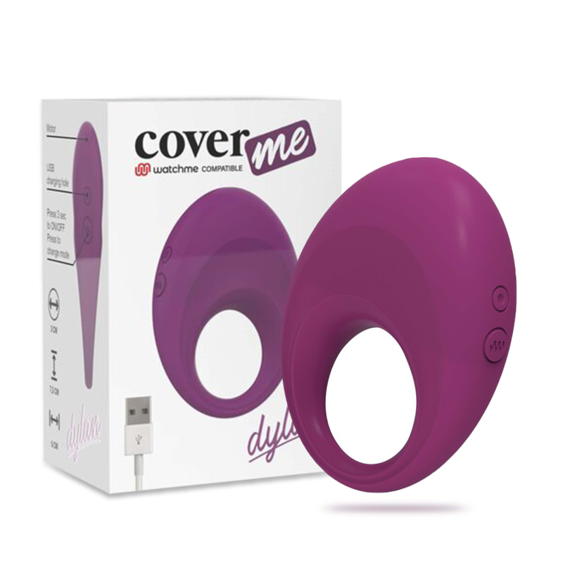 COVERME - BAGUE RECHARGEABLE DYLAN COMPATIBLE AVEC LA TECHNOLOGIE SANS FIL WATCHME