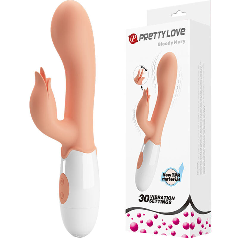 PRETTY LOVE - BLOODY MARY VIBRATEUR AVEC STIMULATEUR