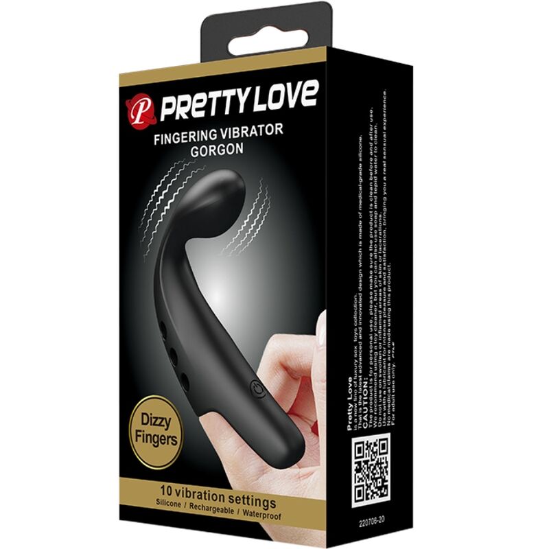 PRETTY LOVE - DÉS VIBRATEUR BLACK GORGON