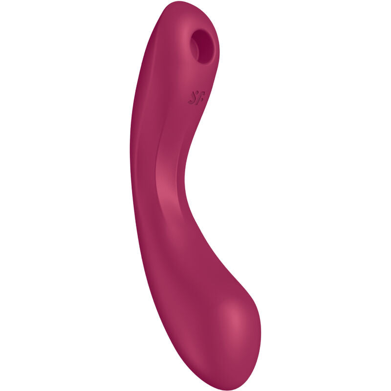 SATISFYER - CURVE TRINITY 1 AIR PULSE VIBRATION ROUGE