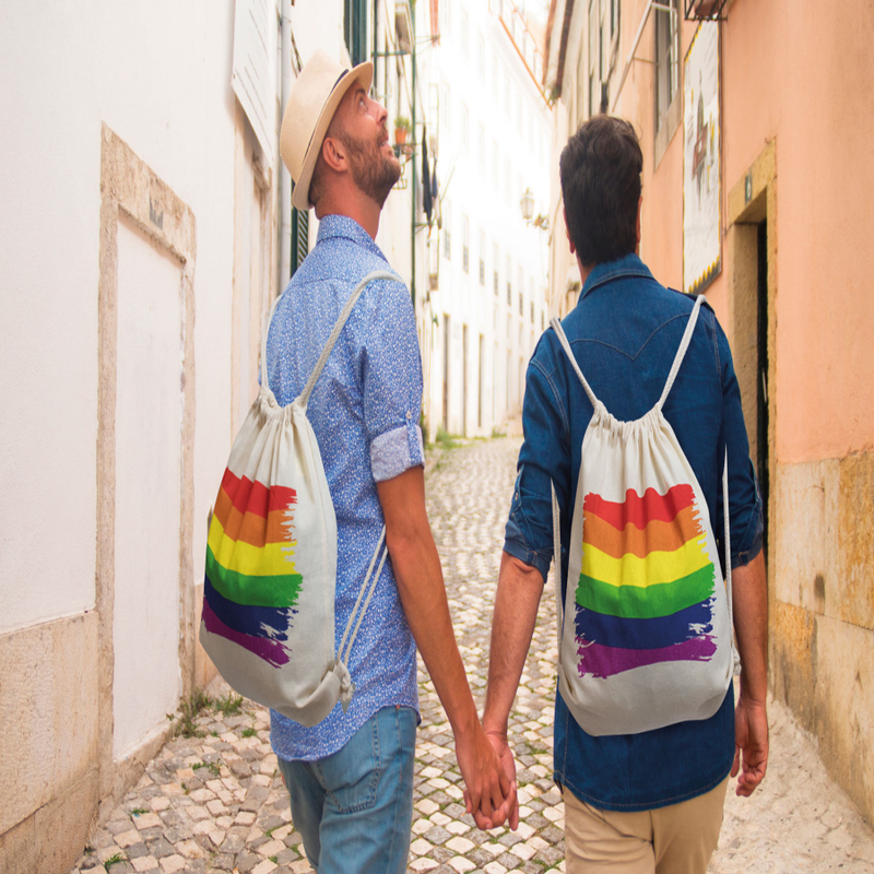 PRIDE - SAC  DOS DRAPEAU LGBT EN COTON