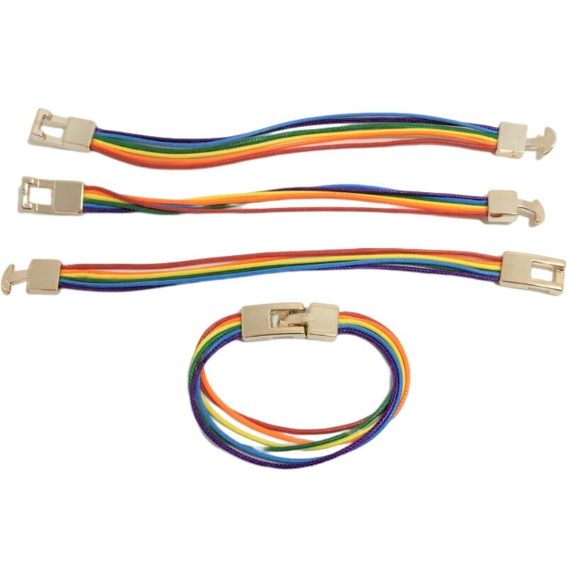 PRIDE - BRACELET CORDE DRAPEAU LGBT