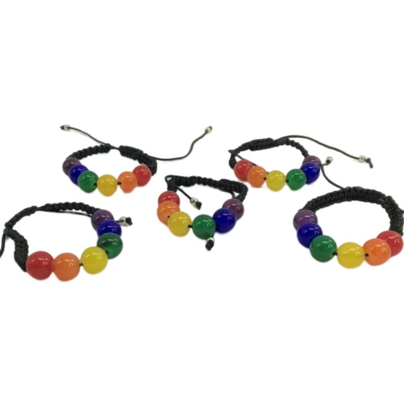 PRIDE - BRACELET PETITE BALLE DRAPEAU LGBT