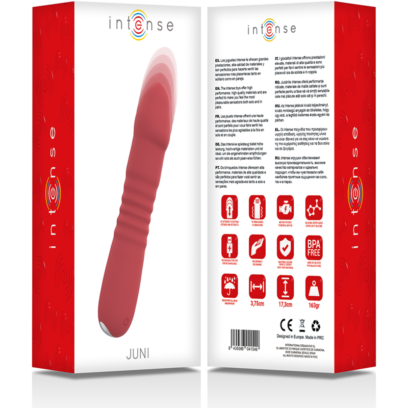 INTENSE - JUIN UP &amp; DOWN 10 VIBRATIONS ROUGES