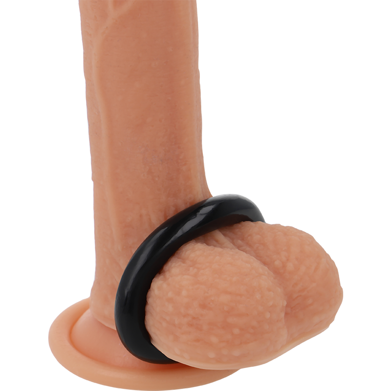 POWERING - ANILLO PARA EL PENE SUPER FLEXIBLE Y RESISTENTE 4.5CM NEGRO