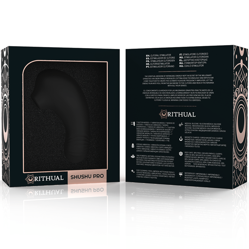 RITHUAL - STIMULATEUR DE CLITORIS DE POCHE SHUSHU PRO 2 MOTEURS  JET PUISSANTS