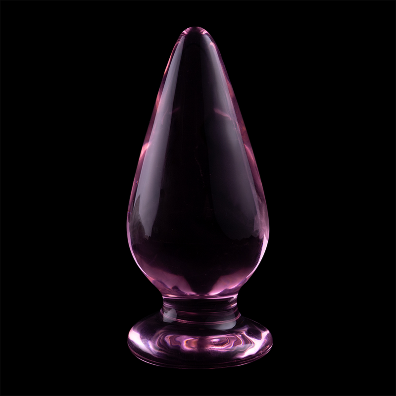 SÉRIE NEBULA BY IBIZA - PLUG ANAL MODÈLE 4 VERRE BOROSILICATE CLAIR 11 CM -O- 5 CM