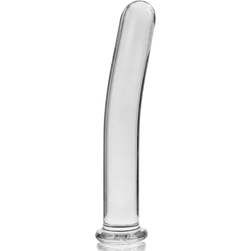 NEBULA SERIES BY IBIZA - MODÈLE 9 GODE EN VERRE BOROSILICATE CLAIR 15.5 CM -O- 2.5 CM