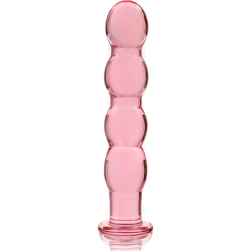 SÉRIE NEBULA PAR IBIZA - MODÈLE 10 GODE EN VERRE BOROSILICATE CLAIR 16,5 CM -O- 3,5 CM