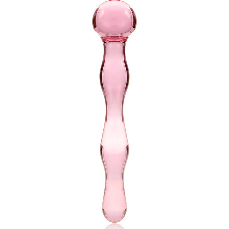 NEBULA SERIES BY IBIZA - MODÈLE 13 GODE EN VERRE BOROSILICATE CLAIR 18 CM -O- 3.5 CM