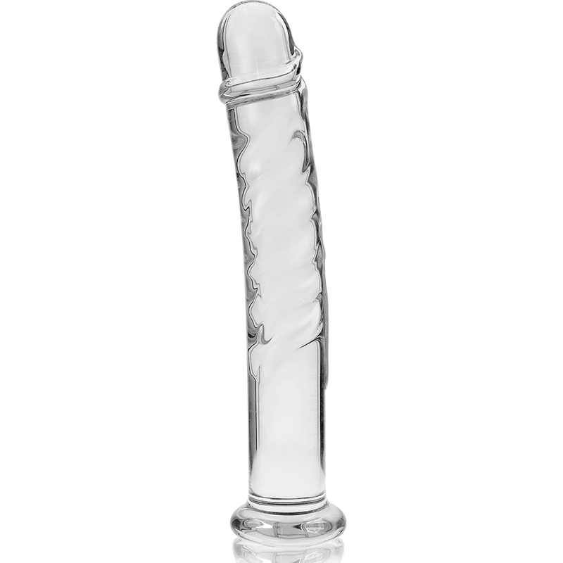 SÉRIE NEBULA PAR IBIZA - MODÈLE 16 GODE EN VERRE BOROSILICATE CLAIR 18,5 CM -O- 3 CM