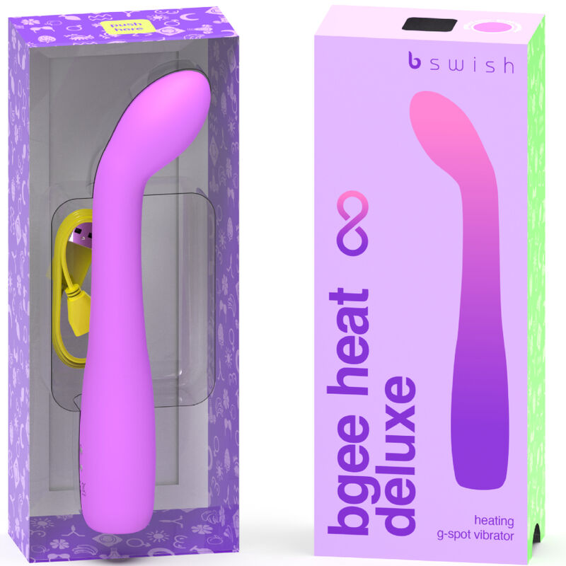 B SWISH - VIBRATEUR RECHARGEABLE BGEE HEAT INFINITE DELUXE LAVANDE SILICONE