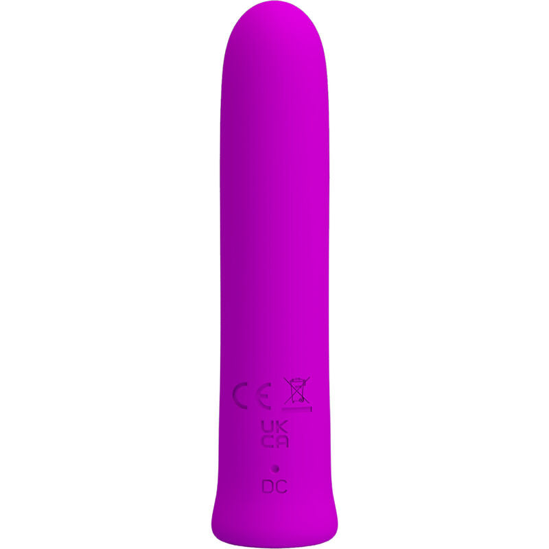 PRETTY LOVE - VIBRATEUR CURTIS MINI SUPER POWER 12 VIBRATIONS EN SILICONE VIOLETTE