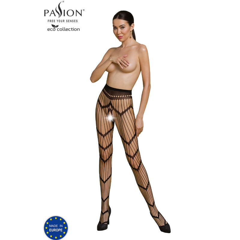 PASSION - BODYSTOCKING ECO COLLECTION ECO S006 NOIR