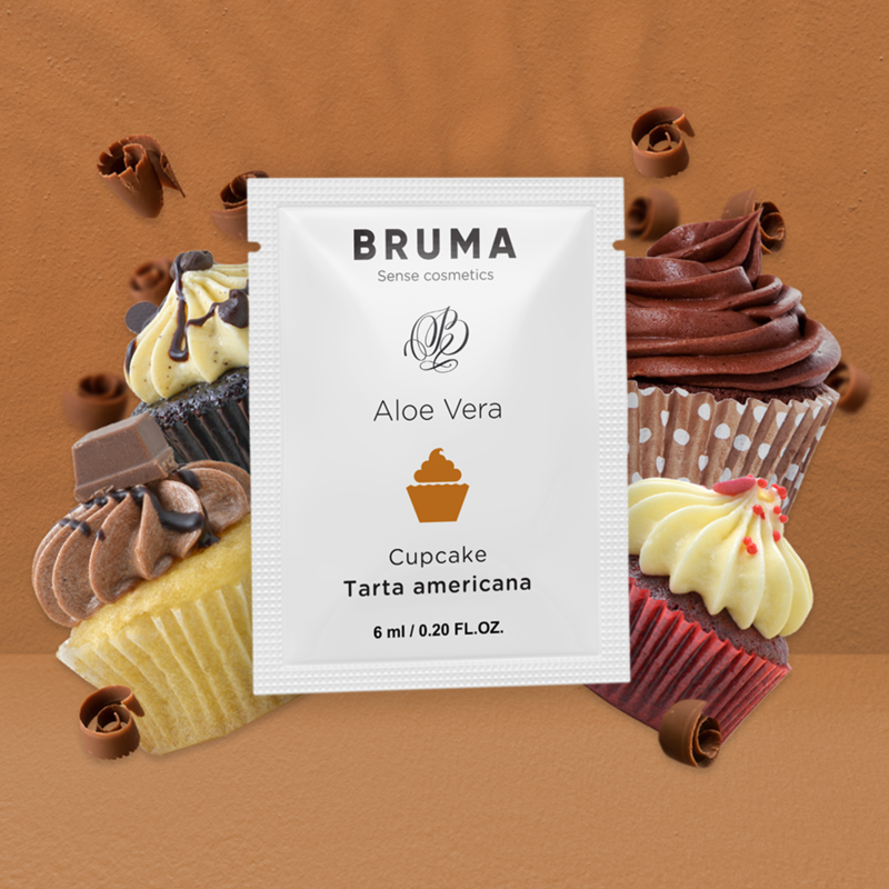 BRUMA - GEL GLISSANT À L''ALOE VERA SAVEUR CUPCAKE 6 ML