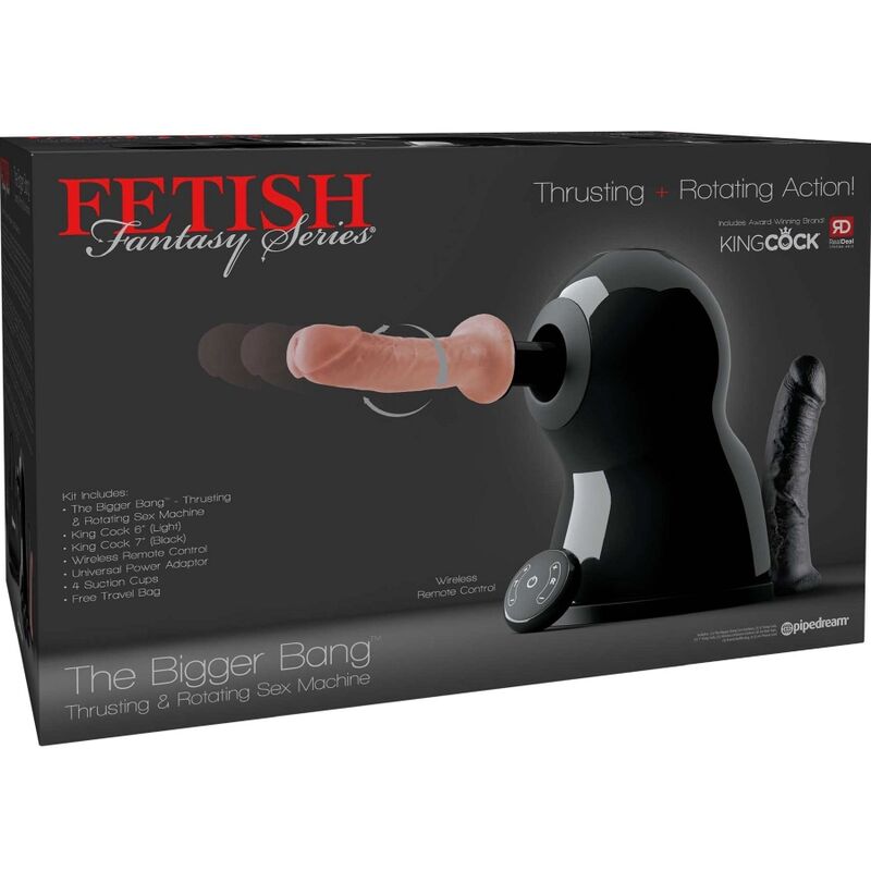 SÉRIE FETISH FANTASY - SEX MACHINE PLUS GRANDE ROTATION ET POUSSE DE BANG