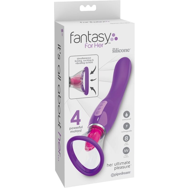 FANTASY FOR HER - CLITORIS SUCKER VIOLET STIMULANT LANGUE