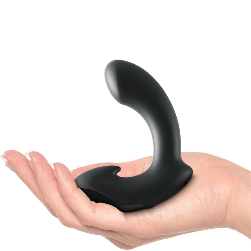 SIR RICHARDS - MASSEUR DE PROSTATE POINT P EN SILICONE NOIR