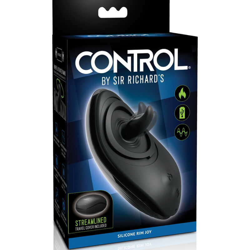 SIR RICHARDS - STIMULATEUR ANAL RIM JOY VIBRATEUR &amp; SILICONE NOIR