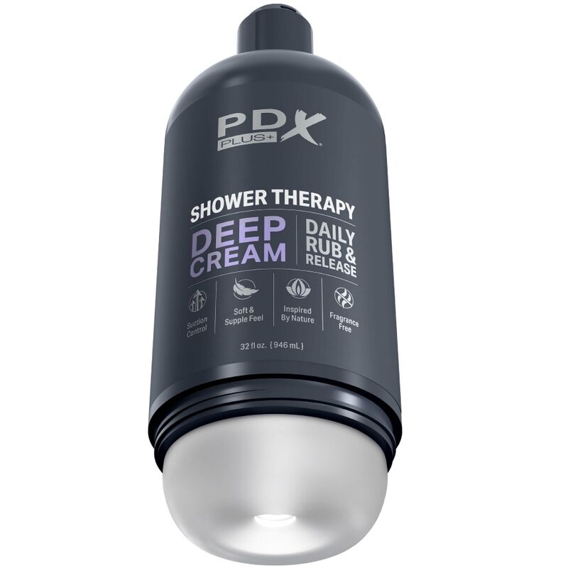 PDX PLUS - STROKER MASTURBATEUR DISCRET DEEP CREAM SHAMPOOING CONCEPTION DE BOUTEILLE