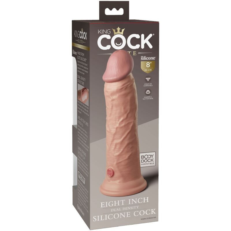 KING COCK - ELITE GODE RÉALISTE EN SILICONE 20.3 CM