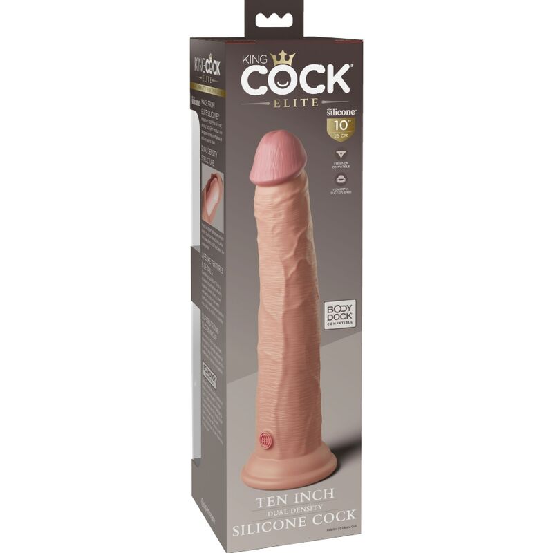 KING COCK - ELITE GODE RÉALISTE EN SILICONE 25.4 CM