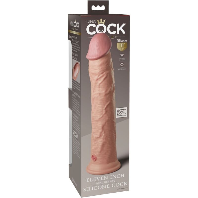 KING COCK - ELITE GODE RÉALISTE EN SILICONE 28 CM