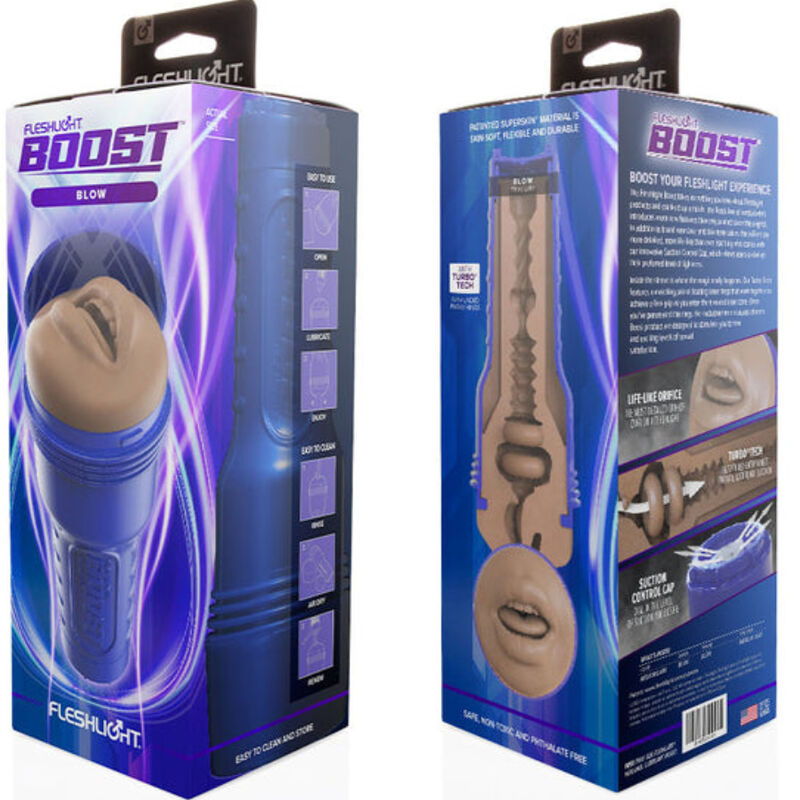 FLESHLIGHT BOOST - MASTURBADEUR BLOW MD FLESH MOUTH RP