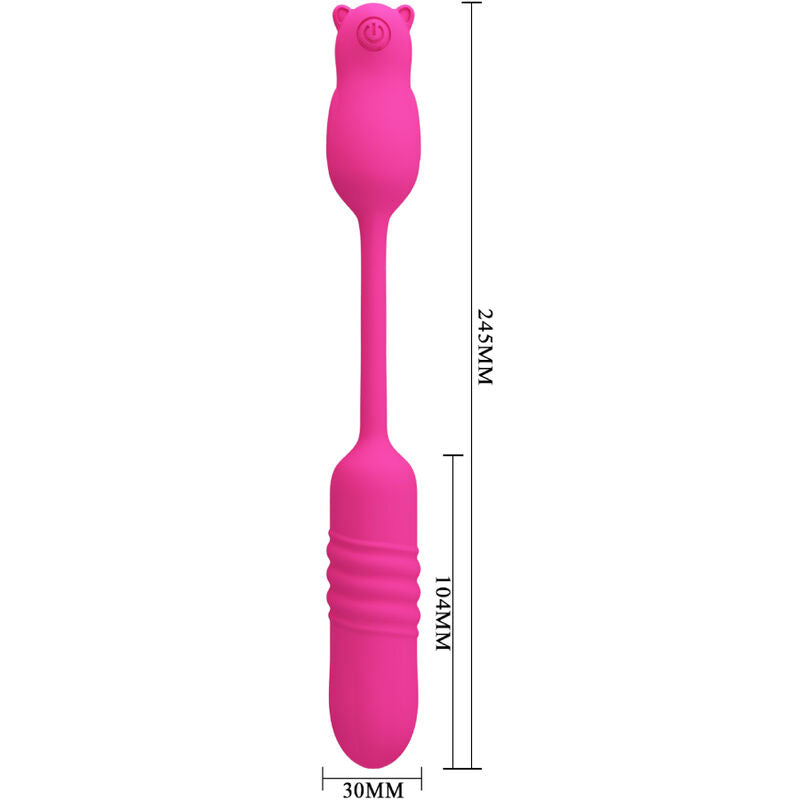 PRETTY LOVE - NOBIKUMA BALLE VIBRANTE EN SILICONE ROSE