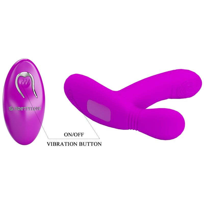 PRETTY LOVE - GERI CLITORIS MASSAGER ROSE TÉLÉCOMMANDE