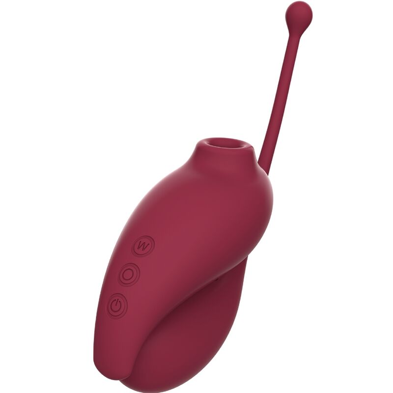 ADRIEN LASTIC - INSPIRATION CLITORIS SUCKER + OEUF VIBRANT ROUGE - APPLICATION GRATUITE