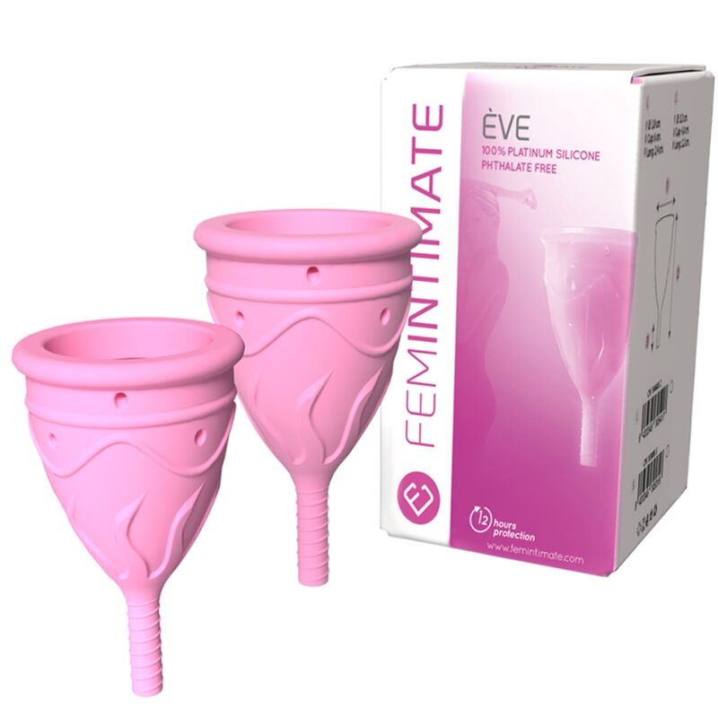 FEMINTIMATE - COPA MENSTRUAL DE SILICONA EVE - TALLA L