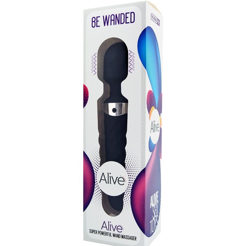 ALIVE - MASSEUR VIBRATEUR BE WANDED NOIR