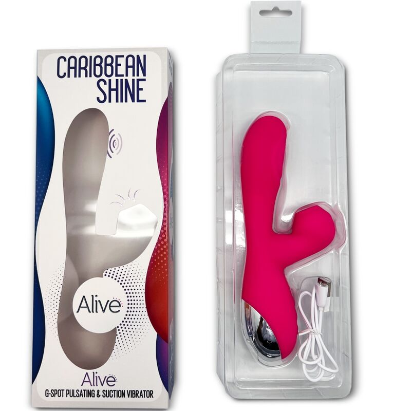 ALIVE - VIBRATEUR CARIBBEAN SHINE & SUCKER FUCHSIA