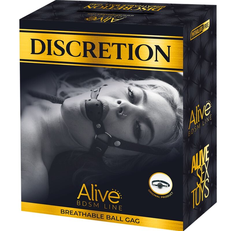 ALIVE - GAG RESPIRANT DISCRÉTION ROUGE