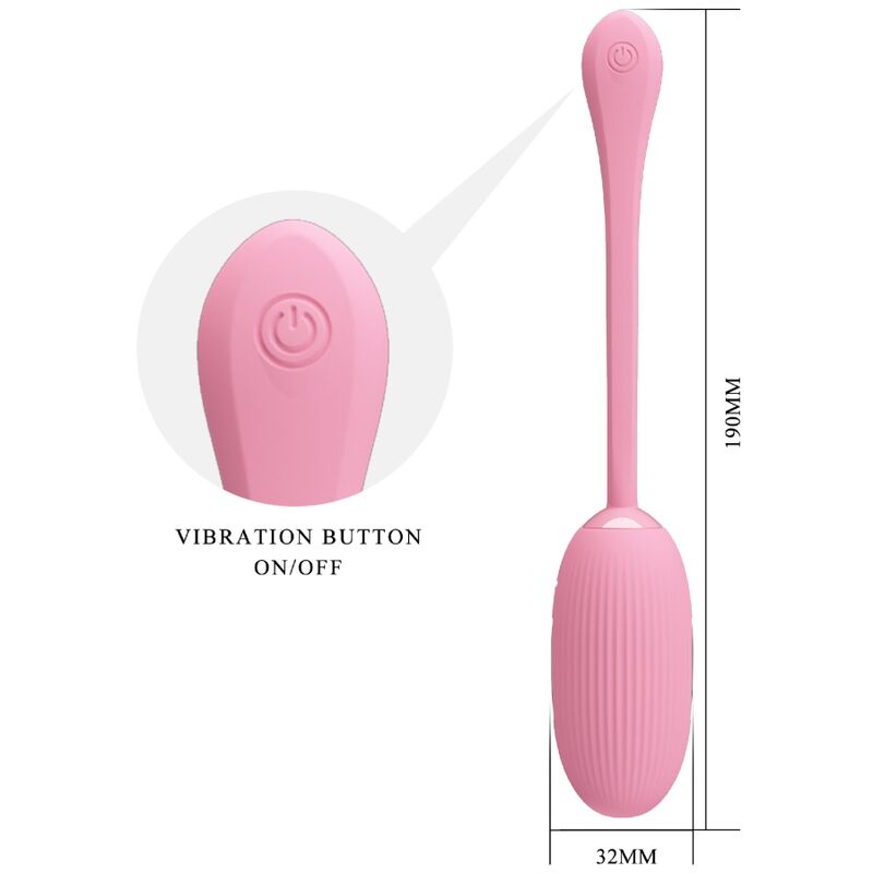 PRETTY LOVE - ŒUF VIBRANT RECHARGEABLE ROSE DOREEN