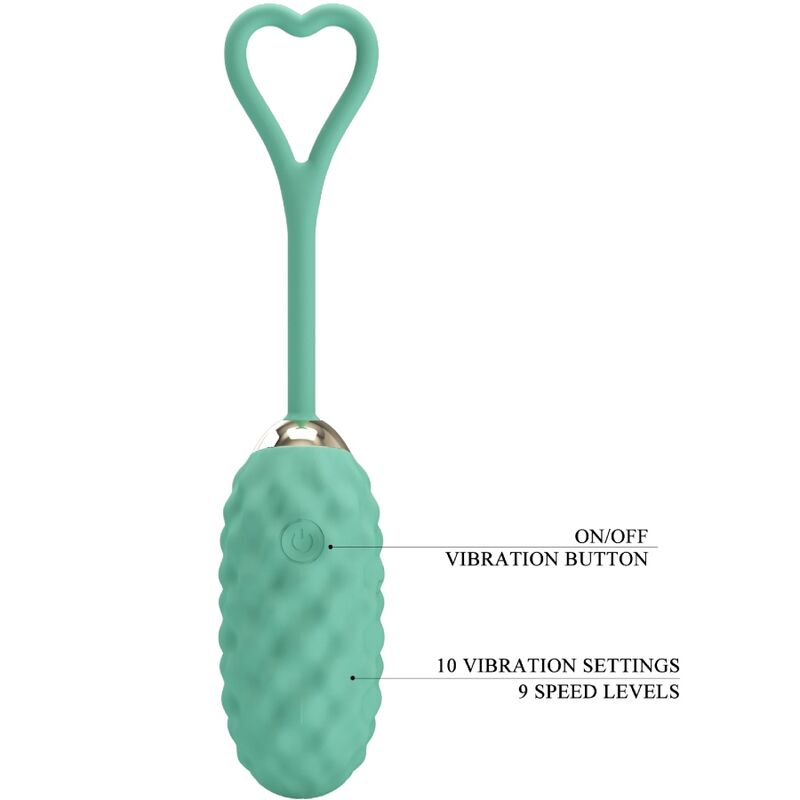 PRETTY LOVE - HUEVO VIBRADOR CONTROL REMOTO VIVIAN GREEN