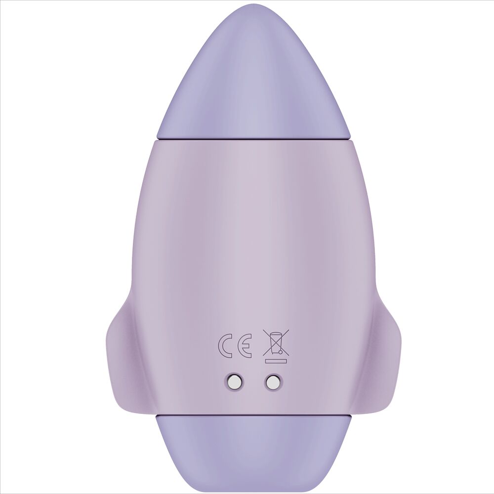 SATISFYER - MISSION CONTROL PETIT VIBRATEUR  DOUBLE IMPULSION LILAS