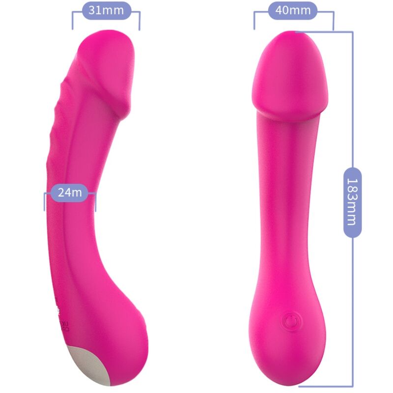 ARMONY - GODE VIBRATEUR SPOT G SILICONE FUCHSIA