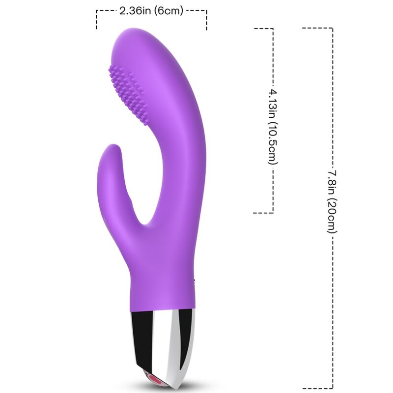 ARMONY - VIBRATEUR LAPIN VIOLETTE